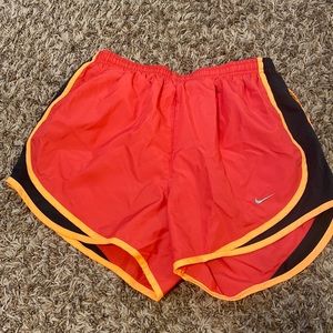 Pink nike athletic shorts
